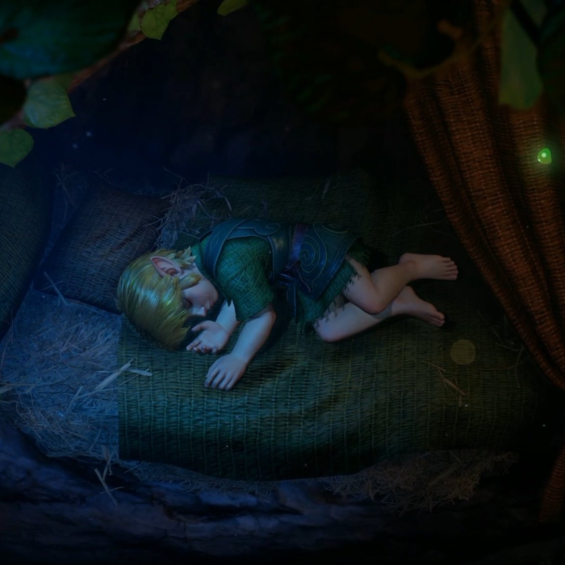Link durmiendo